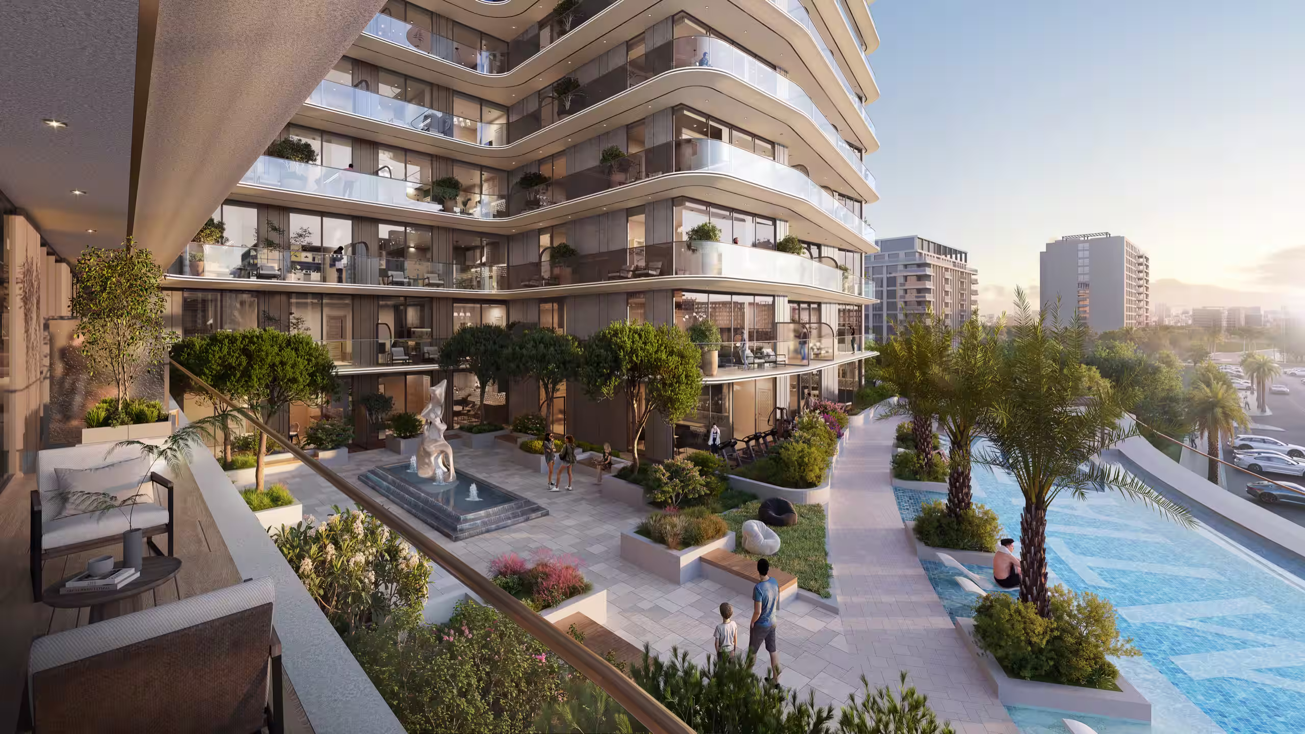 Official Imtiaz exterior rendering used for Enre Residence project media